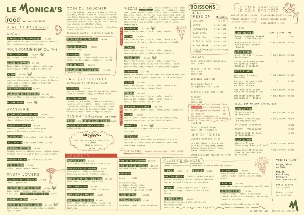 Le Monica's - Menu Image 1