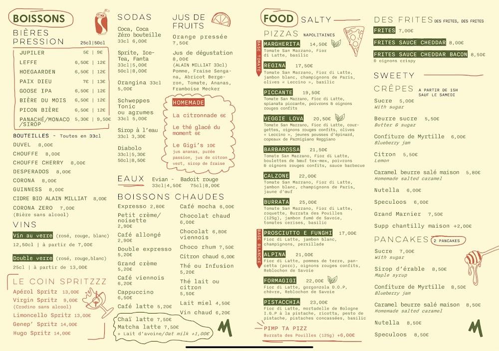 Le Monica's - Menu Image 4